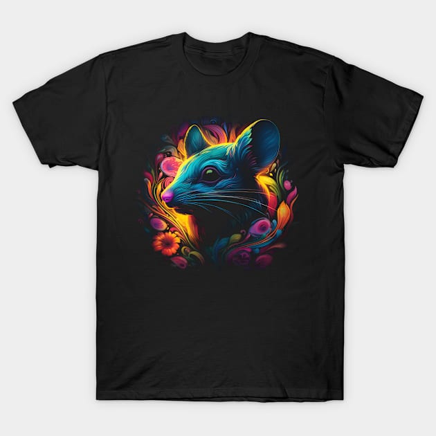 Neon Rodent #11 T-Shirt by Everythingiscute